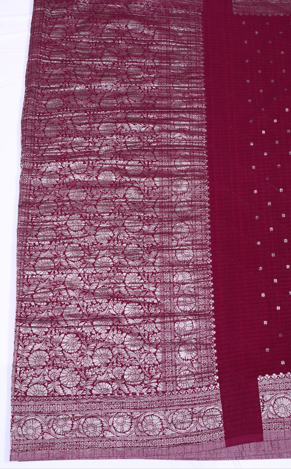 Pink Banarasi Khadi Georgette