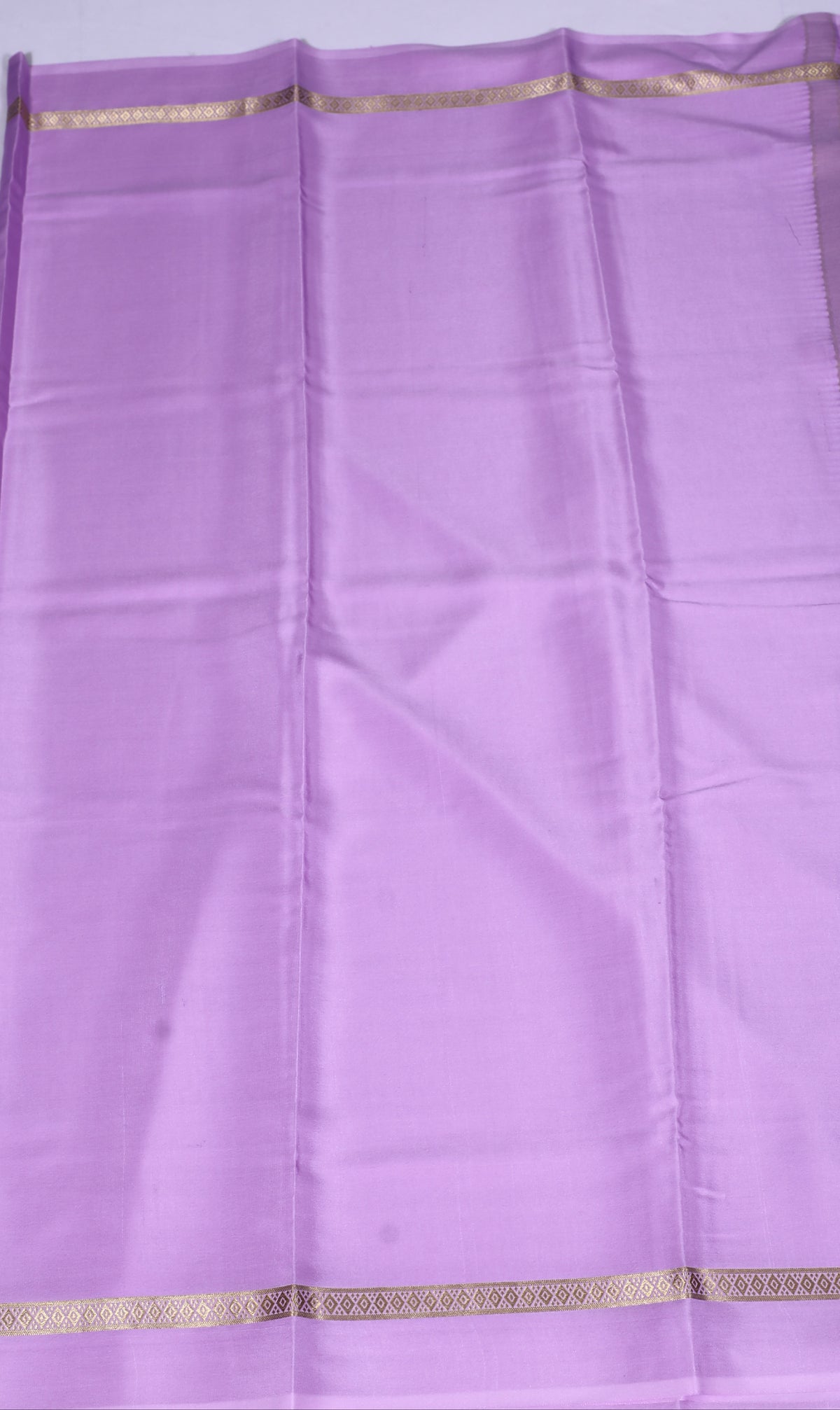 Light lavender Ritu Btx Self Pure Crepe Silk Saree