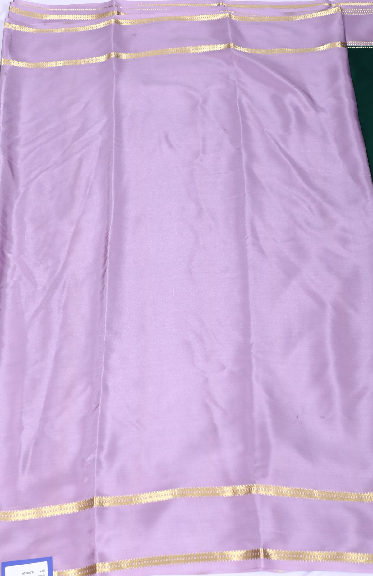 Bottle green with pink Veda Btx Cont Pure Crepe Silk Saree