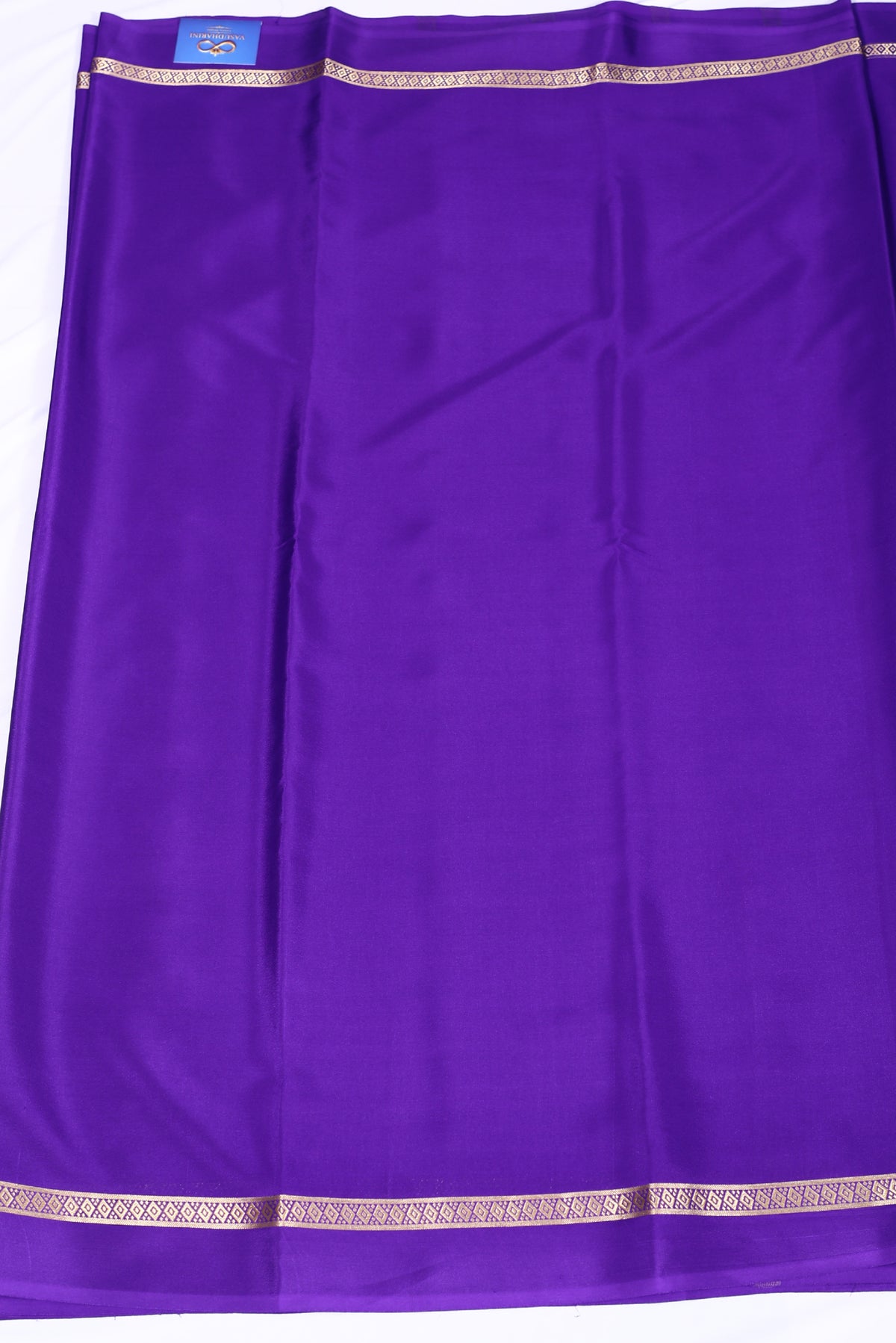 Dark Blue Ritu Btx Self Pure Crepe Silk Saree