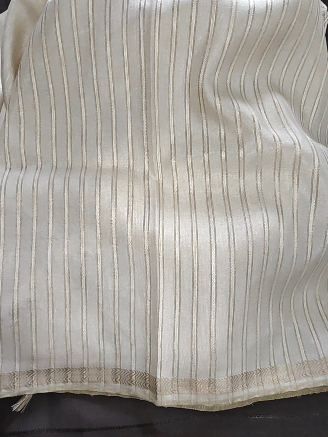 Tussar Arrow Br Natural Saree