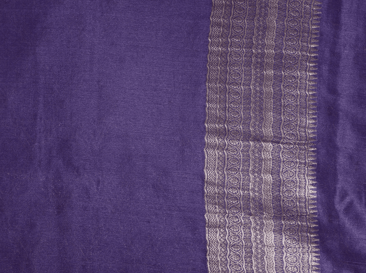 Light Blue Meena Brocade Pure Crepe Silk Saree